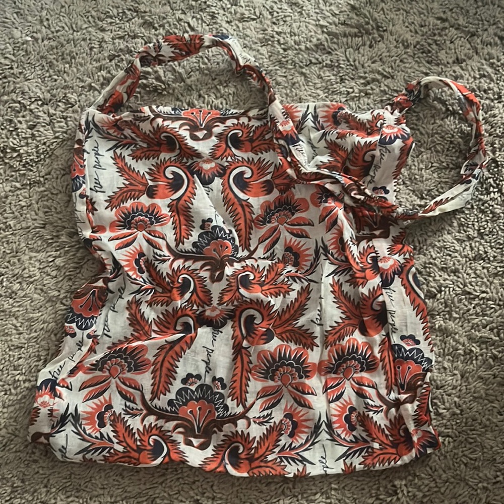 free people linen bag